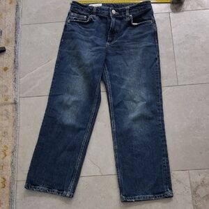 Zara Women's Deep Indigo Straight Jeans Size 6